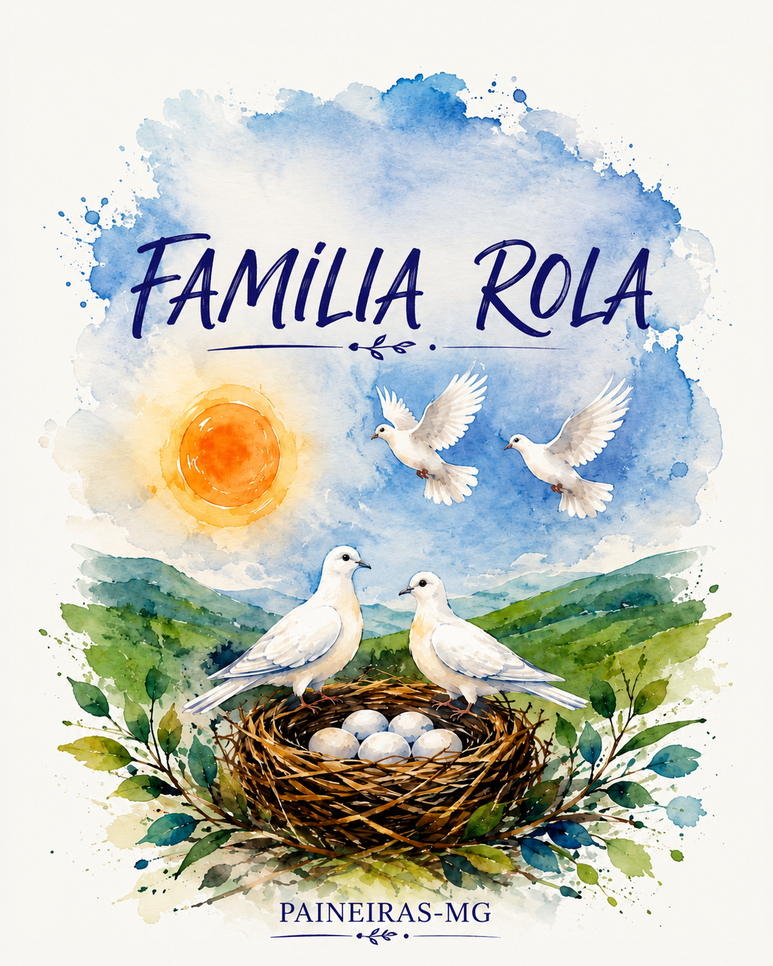 Arte do IX Encontro da Família Rola
